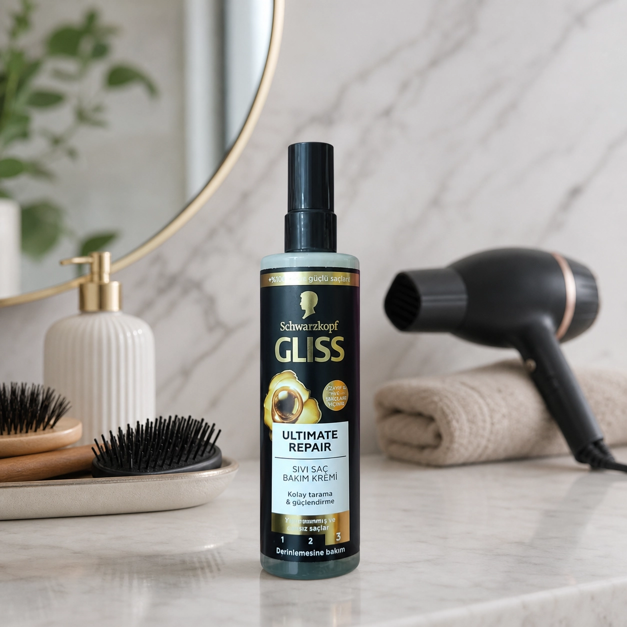 اسپری دو فاز گلیس Ultimate Repair حجم 200 میل